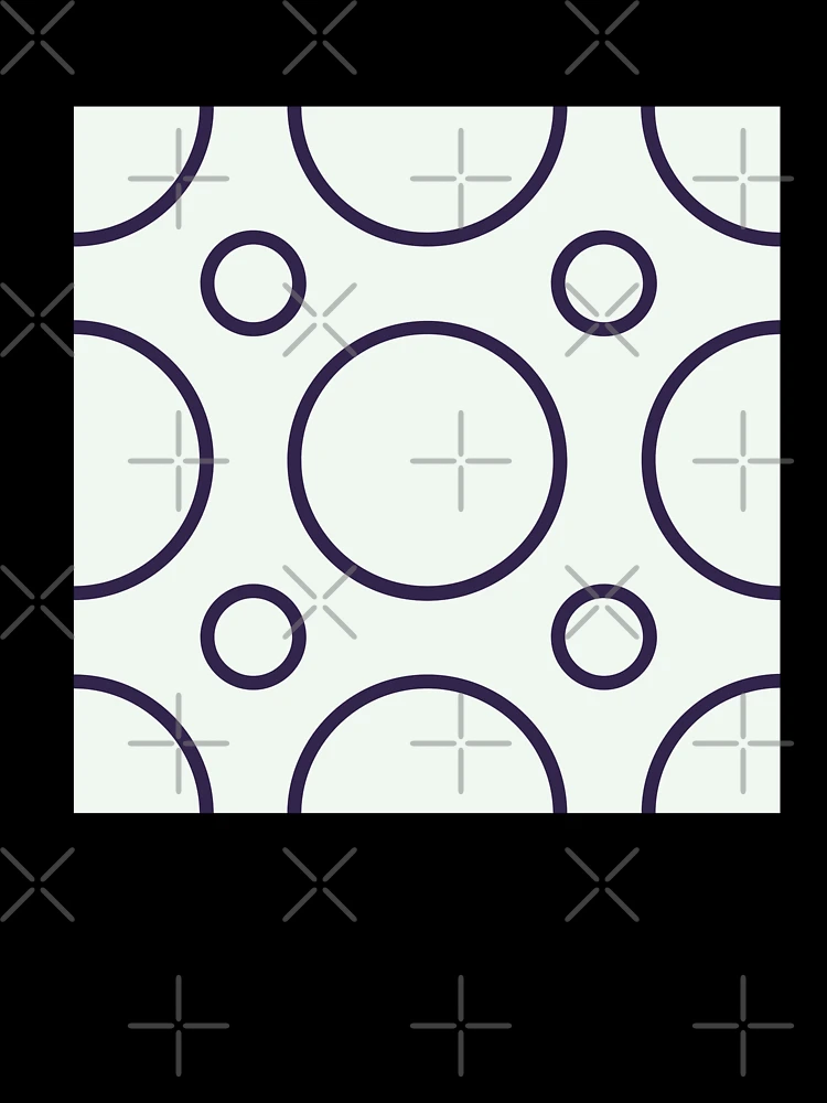 Thumbnail 7 of 7, Oversized T-Shirt, Circle patterns designed and sold by Patternsonly.