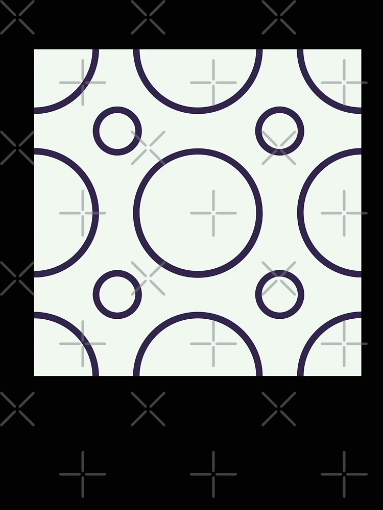 Thumbnail 4 of 4, Relaxed T-Shirt, Circle patterns designed and sold by Patternsonly.