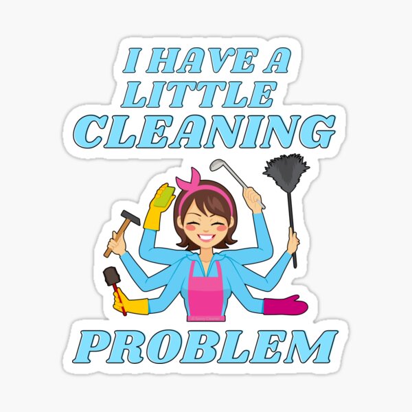 Item preview, Little Cleaning Problem Busy Mom Housework Fun designed and sold by SavvyCleaner.