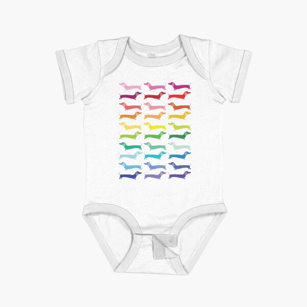 Item preview, Colorful Dachshund Rainbow Doxie designed and sold by ScarletCrownArt.