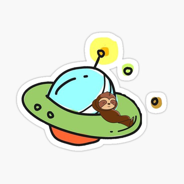 Download Alien Sloth Stickers Redbubble