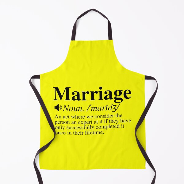 Item preview, Marriage: An Act Where We Consider The Person An Expert At It If They Only Successfully Completed It Once In Their Lifetime. Funny Marriage Definition. designed and sold by mind-illusions.