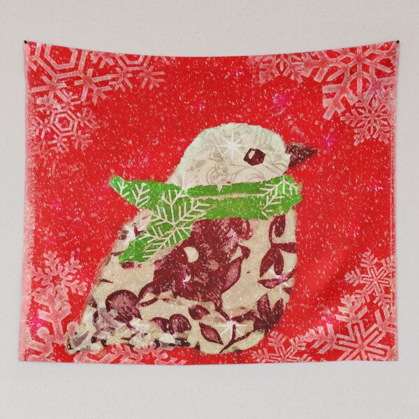 Item preview, Torn Paper Cozy Bird designed and sold by RDBcreations.