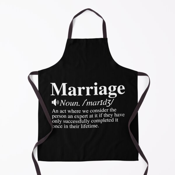 Item preview, Marriage: An Act Where We Consider The Person An Expert At It If They Only Successfully Completed It Once In Their Lifetime. Funny Marriage Definition. designed and sold by mind-illusions.