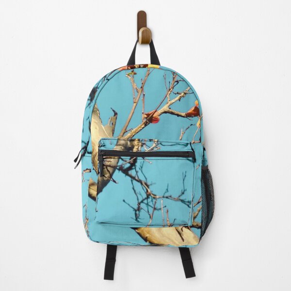 Item preview, Tree branch with orange autumn leaves and blue sky designed and sold by Mrvell.