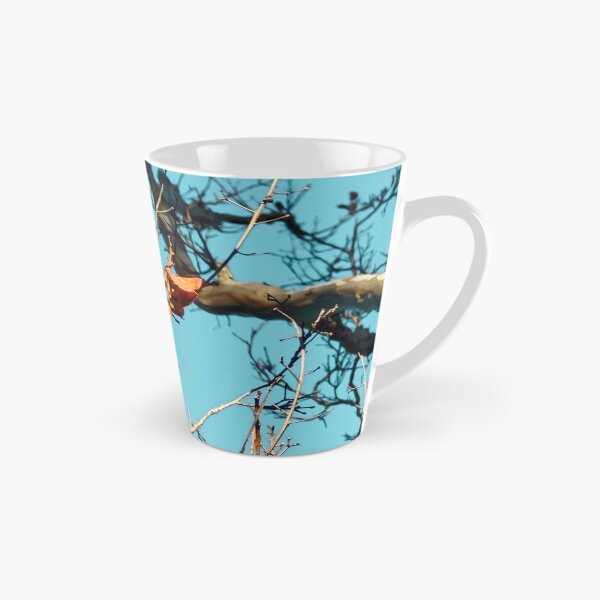 Item preview, Tree branch with orange autumn leaves and blue sky designed and sold by Mrvell.
