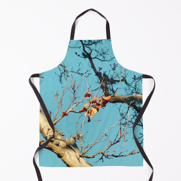 Item preview, Tree branch with orange autumn leaves and blue sky designed and sold by Mrvell.
