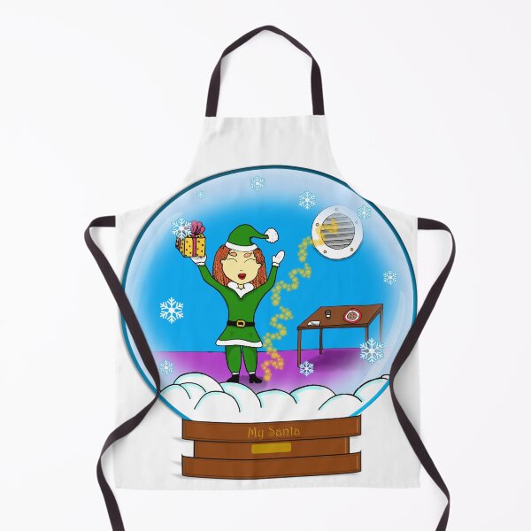 Item preview, Female Santa Snow globe - My Santa Your Santa designed and sold by inclusive-kids.