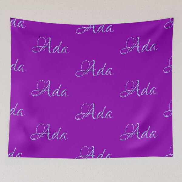 Item preview, ADA NAME / Purple designed and sold by LizBanegasArt.