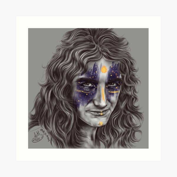 Starry Eyes Deaky Art Print
