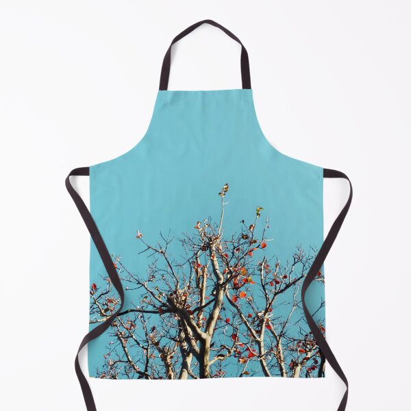 Item preview, Tree branch and orange autumn leaves with blue sky designed and sold by Mrvell.