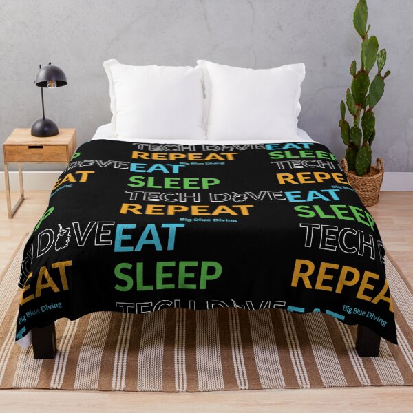 Item preview, Big Blue Tech - Eat Sleep Tech designed and sold by BigBlueDiving.
