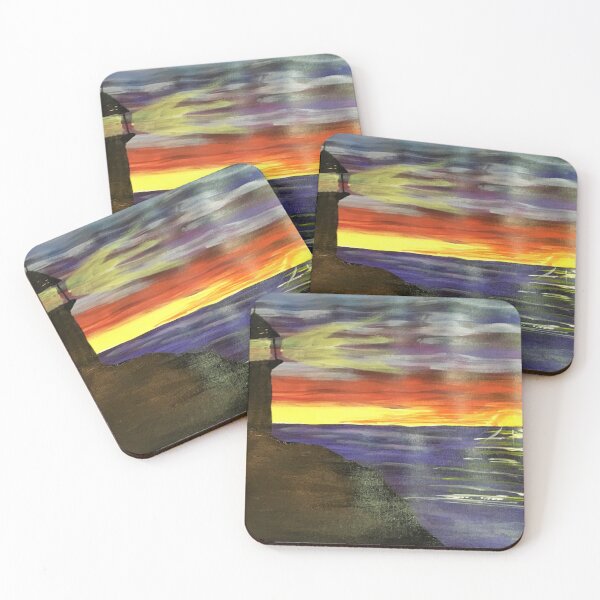 Item preview, Lighthouse at Sunset designed and sold by Graykat.