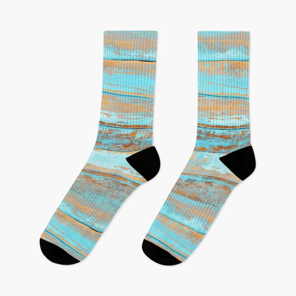 Item preview, Turquoise peeling paint on wood. designed and sold by silviasunflower.