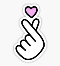 heart hand Sticker