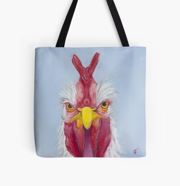 Crazy Covid Chick All Over Print Tote Bag