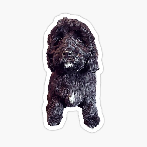 Item preview, Cavapoo Cavoodle Cockapoo Cuteness  designed and sold by ElegantCat.