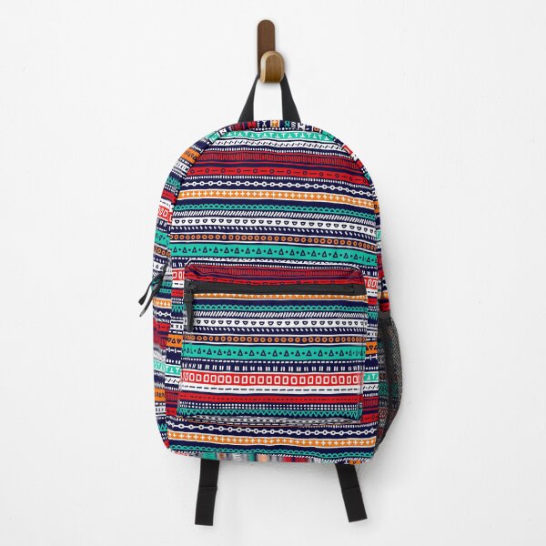 Item preview, Colorful doodles and stripes geometric ornament pattern designed and sold by natalyon.