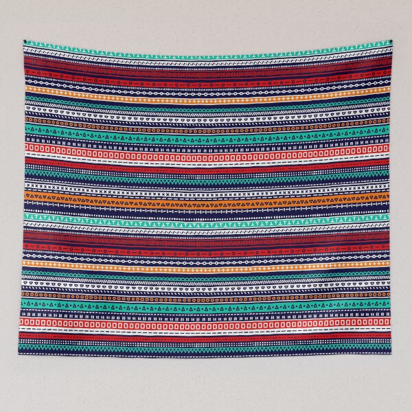 Item preview, Colorful doodles and stripes geometric ornament pattern designed and sold by natalyon.