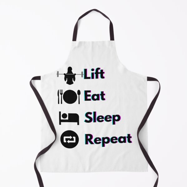 Item preview, Lift, Eat, Sleep, Repeat Holographic Blue and Pink text designed and sold by JustAMillenial -.