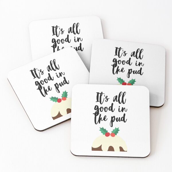 Item preview, It's All Good in the Pud, Festive Christmas Pudding designed and sold by C00KIESandMILK.