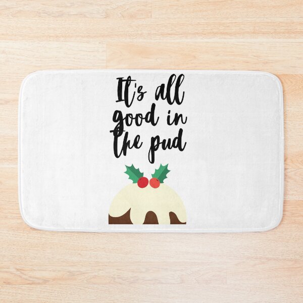 Item preview, It's All Good in the Pud, Festive Christmas Pudding designed and sold by C00KIESandMILK.