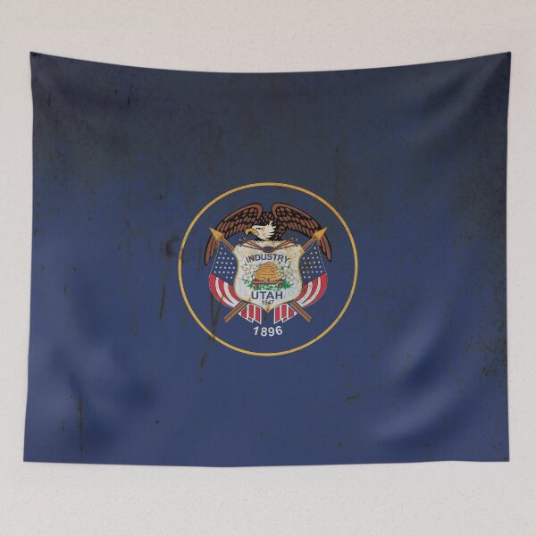 Item preview, Utah Flag Grunge Grunge designed and sold by TRowanDesign.