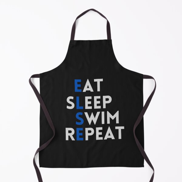 Item preview, eat sleep swim repeat designed and sold by ninjapineapple.