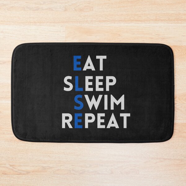 Item preview, eat sleep swim repeat designed and sold by ninjapineapple.