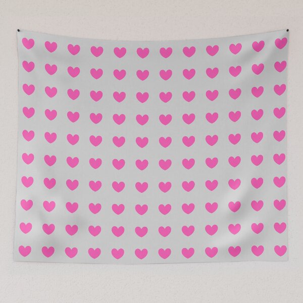 Item preview, Pink Hearts Pattern designed and sold by BluishCosmos.