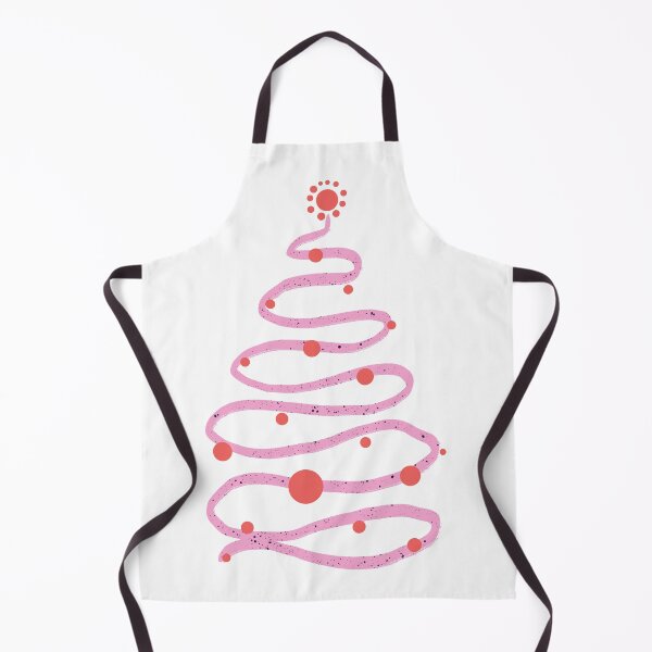Item preview, Pink Christmas tree doodle designed and sold by Home Cyn Home.