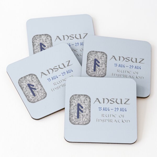 Item preview, Ansuz Rune of Inspiration  designed and sold by Prints4Pagans.