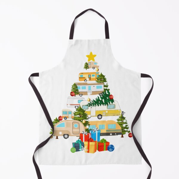 Item preview, Van Christmas Tree Camping Xmas designed and sold by GeniusDesignArt.