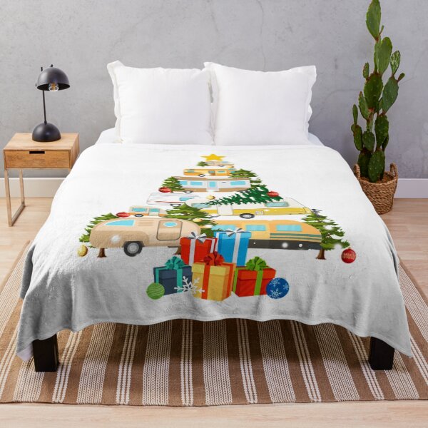 Item preview, Van Christmas Tree Camping Xmas designed and sold by GeniusDesignArt.