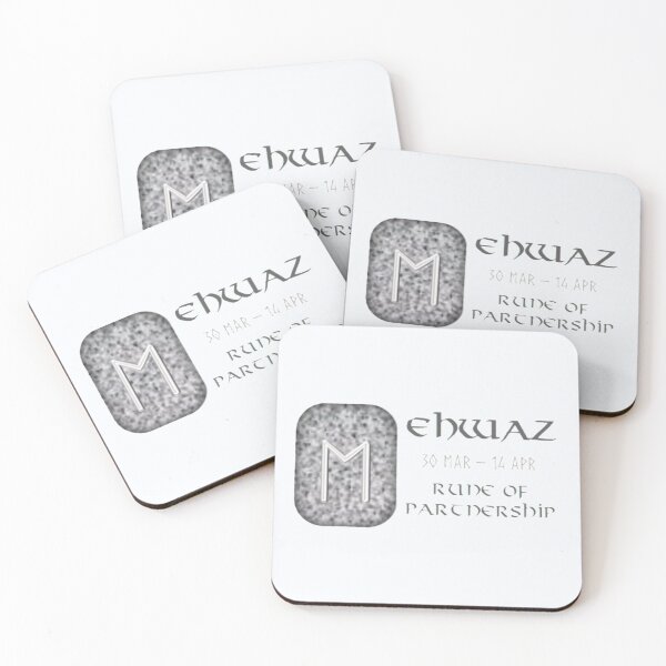 Item preview, Ehwaz Rune of Partnership designed and sold by Prints4Pagans.