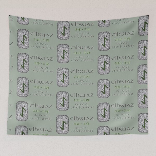 Item preview, Eihwaz Rune of Timelessness designed and sold by Prints4Pagans.