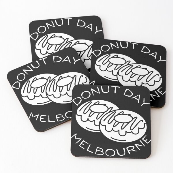 Item preview, Donut Day Melbourne Victoria. Go Victoria, Congratulations, Another Donut Day. Double Donut Days. Well Done.  designed and sold by That Cheeky Tee.