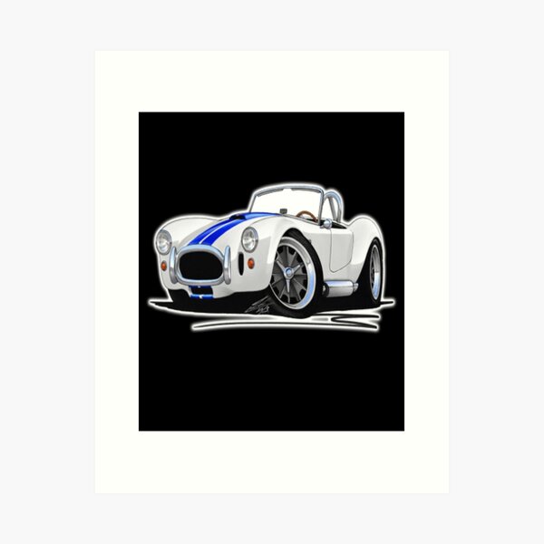 Item preview, AC Cobra White (Stripes) designed and sold by Onebistoer.