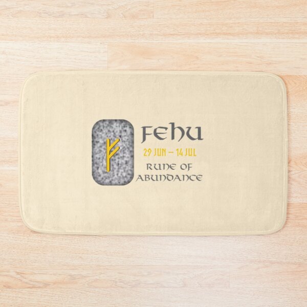 Item preview, Fehu Rune of Abundance designed and sold by Prints4Pagans.