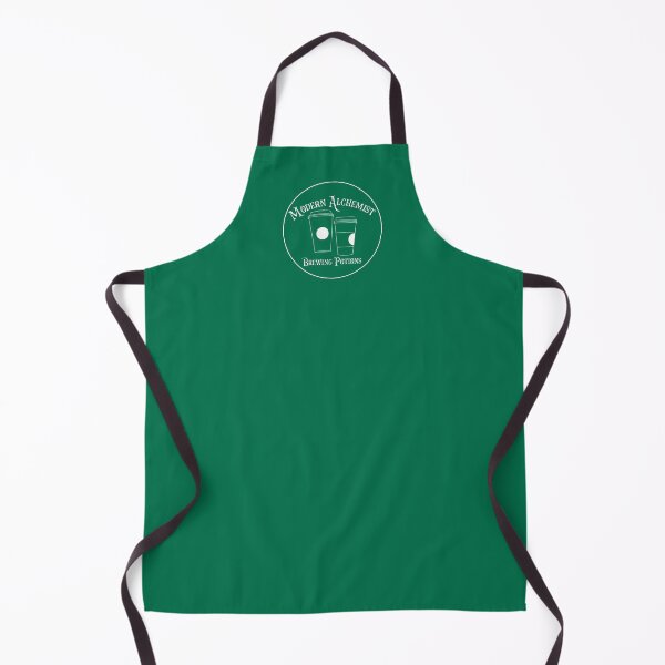 Item preview, Modern Alchemist Brewing Potions - white text green background designed and sold by gobbieshoppe.