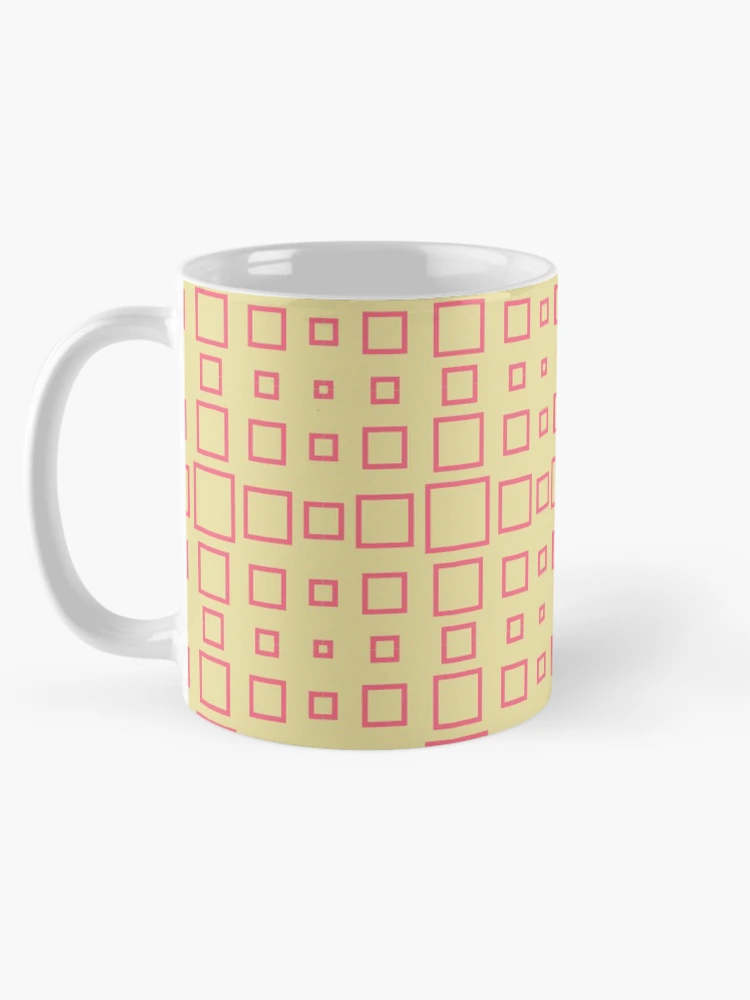 Thumbnail 5 of 6, Coffee Mug, Square patterns designed and sold by Patternsonly.