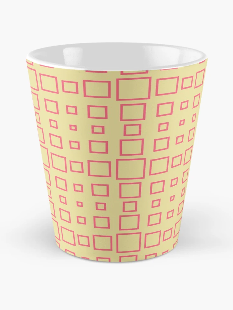Thumbnail 2 of 4, Coffee Mug, Square patterns designed and sold by Patternsonly.