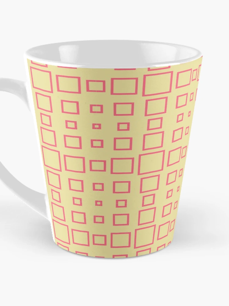 Thumbnail 3 of 4, Coffee Mug, Square patterns designed and sold by Patternsonly.