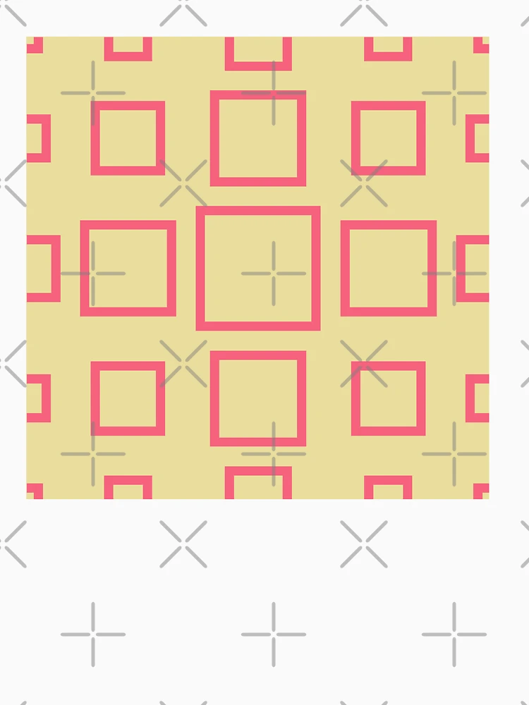 Thumbnail 6 of 6, Pullover Hoodie, Square patterns designed and sold by Patternsonly.