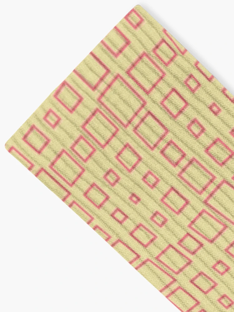 Thumbnail 2 of 5, Socks, Square patterns designed and sold by Patternsonly.