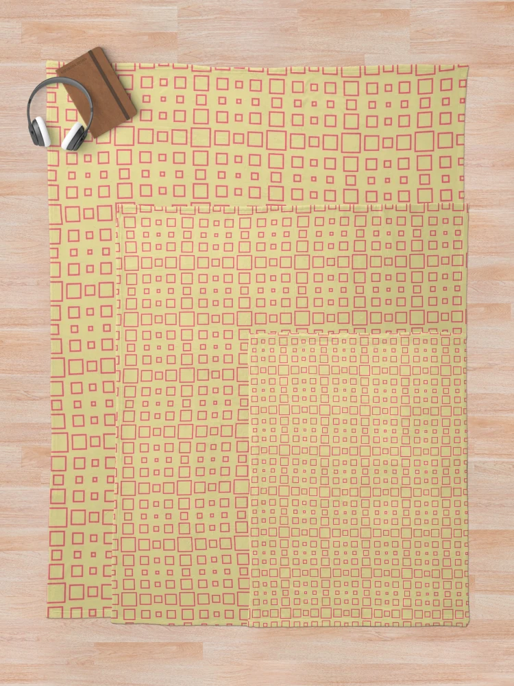Thumbnail 5 of 6, Throw Blanket, Square patterns designed and sold by Patternsonly.