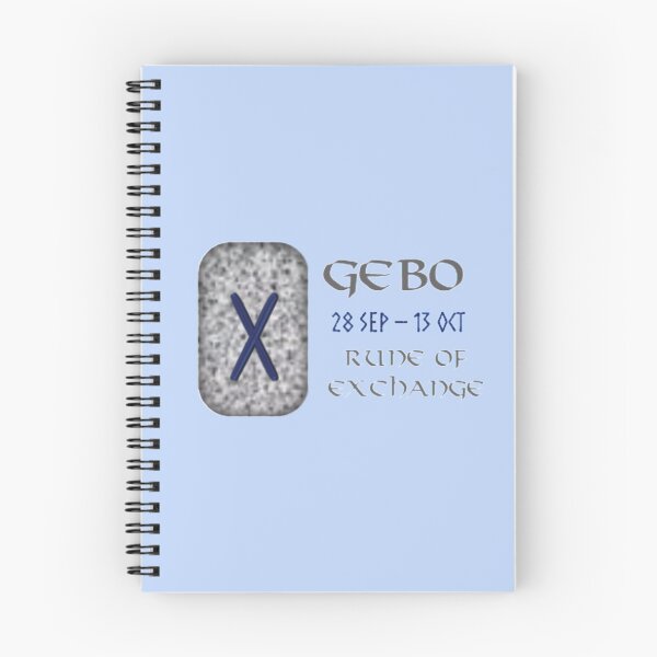 Item preview, Gebo Rune of Exchange designed and sold by Prints4Pagans.