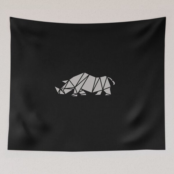 Item preview, geometric rhino designed and sold by the Zarock Shop.
