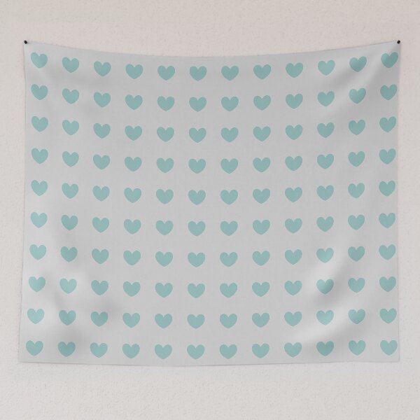 Item preview, Blue Hearts Pattern designed and sold by BluishCosmos.