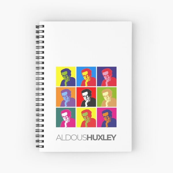 Item preview, Aldous Huxley pop-art portrait poster designed and sold by CMYKStudio.